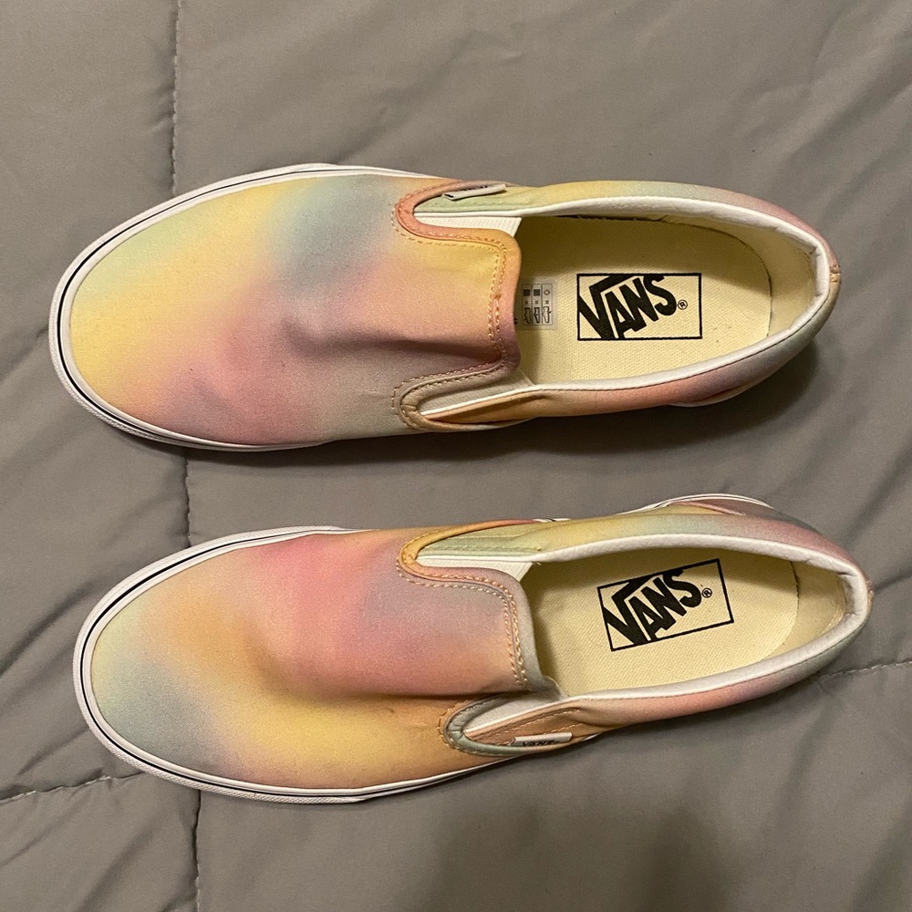 Tie die vans. Size: 9